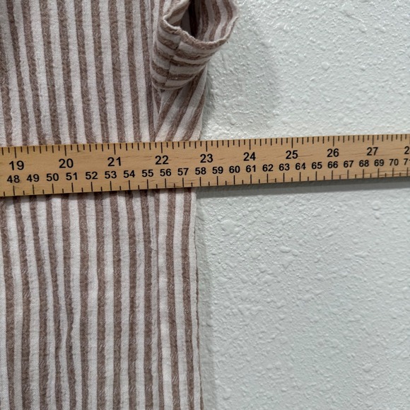 Jane Delancey Women's Striped Button Down Shirt Casual Top Size L - Picture 5 of 6